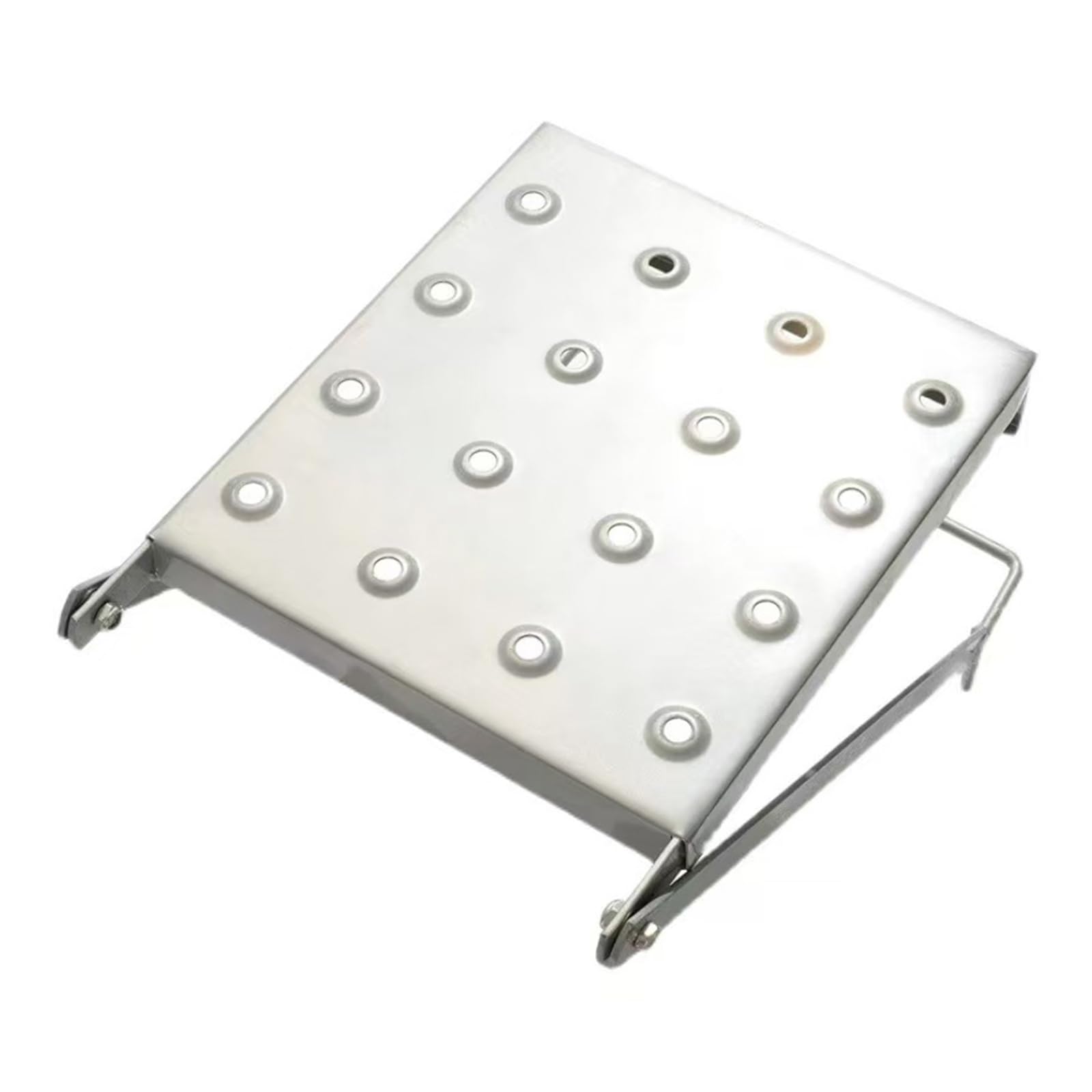 Duty Metal Shelf Platform Permanent Ladder Attachments for Extension Ladders with 30Cm Step Spacing Telescoping Ladder Accessories