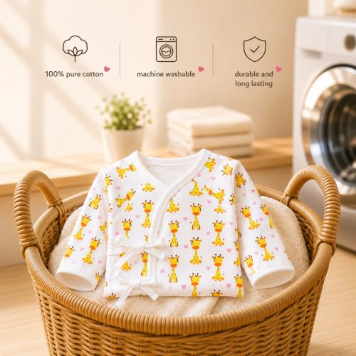 Image of The Mom Store Baby Romper Jabla Style Combo For Boys And Girls | Cotton | Soft Infant Bodysuit | Trendy Stylish Sleepwear For Newborn Baby | Printed | Unisex Comfortable Everyday Baby Wear