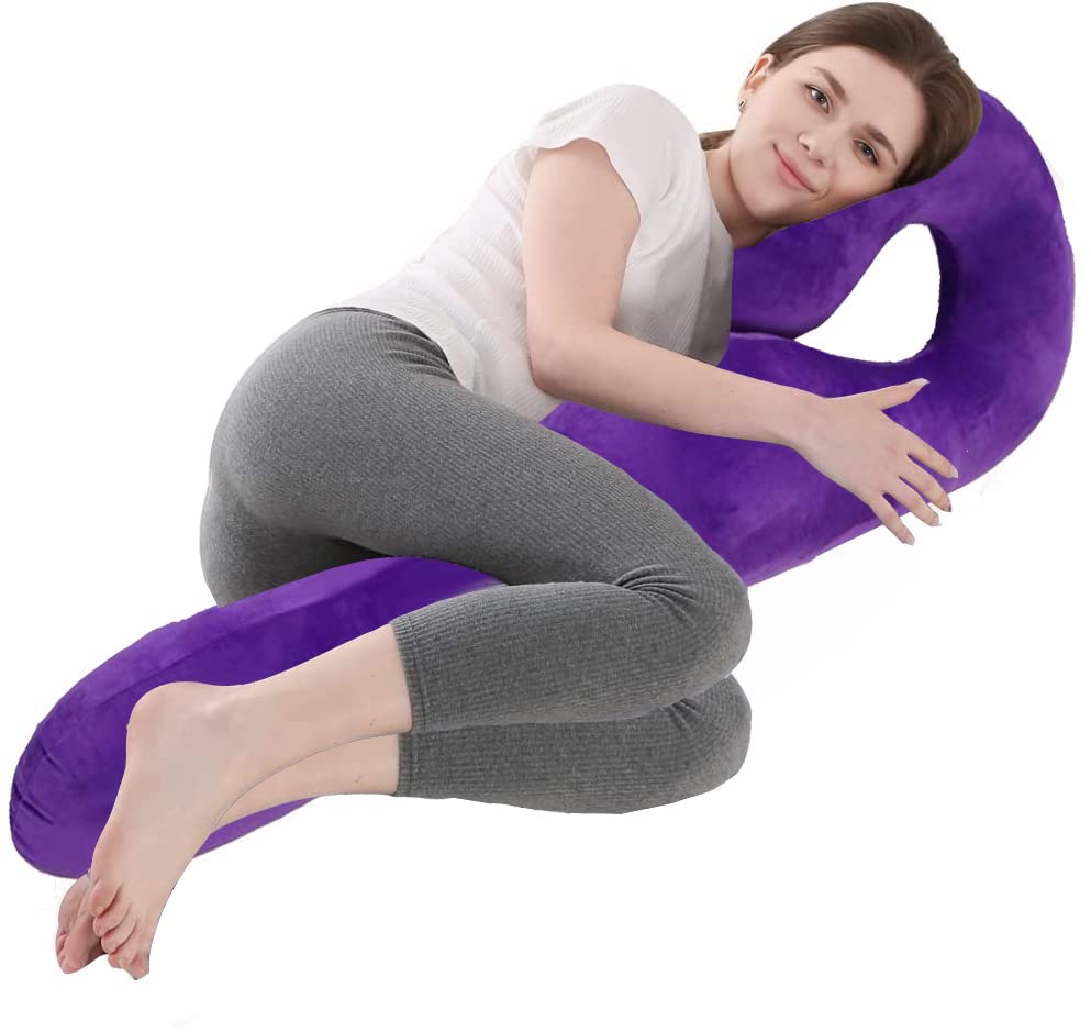 ZNNCO Sea Horse 59inch Body Hug Pillow, Adult Sleeping Pillow, Firm Side  Pillow for Pregnant Women, Boyfriend and Girlfriend, Birthday Gift for