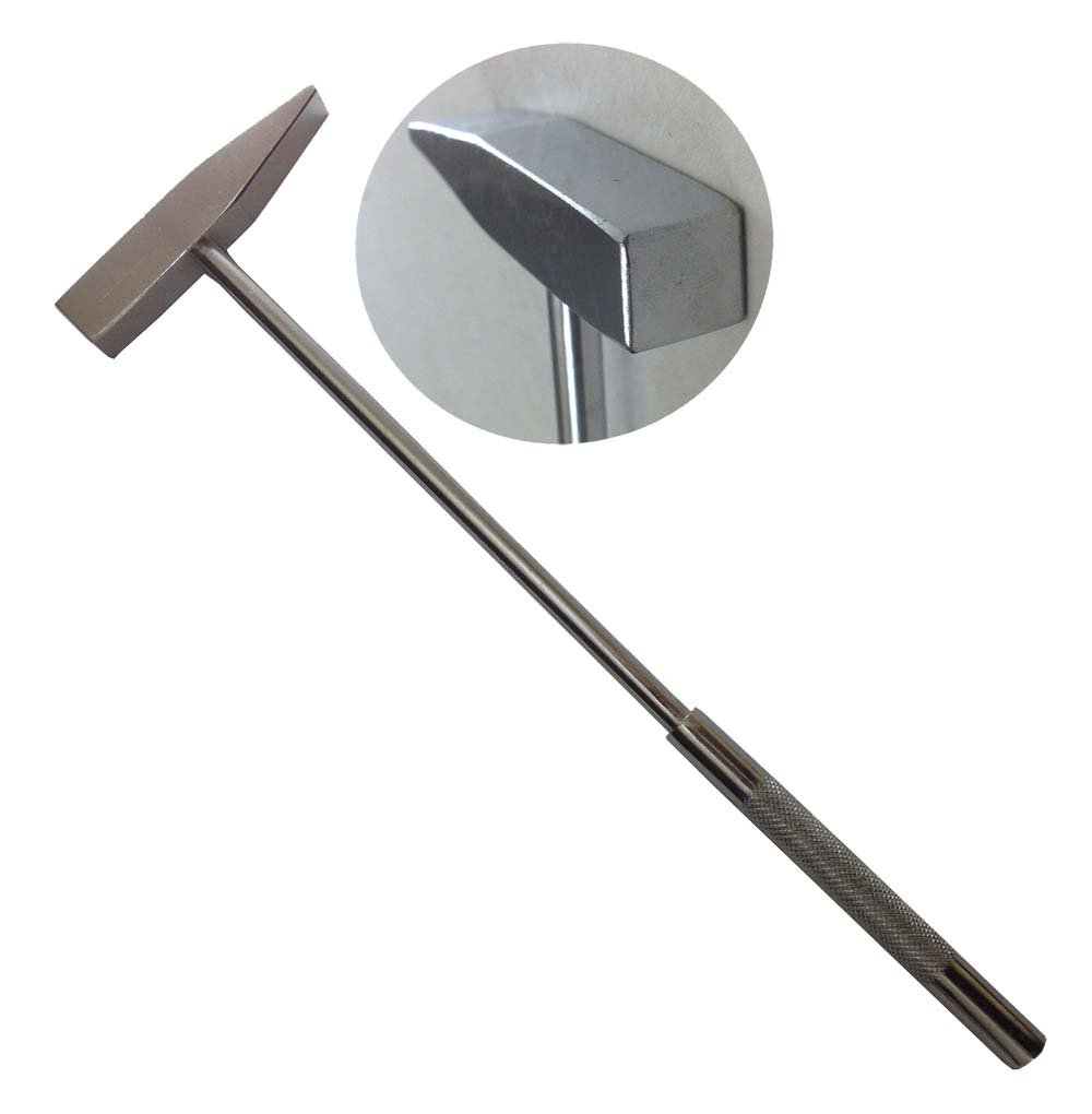 ARTESIA TOOL 10" Chisel Stainless Steel Hammer | Hammer Head Measures is 0.5" x 0.25" | Great For Chiseling and Carving Wood, Stone, and Metal