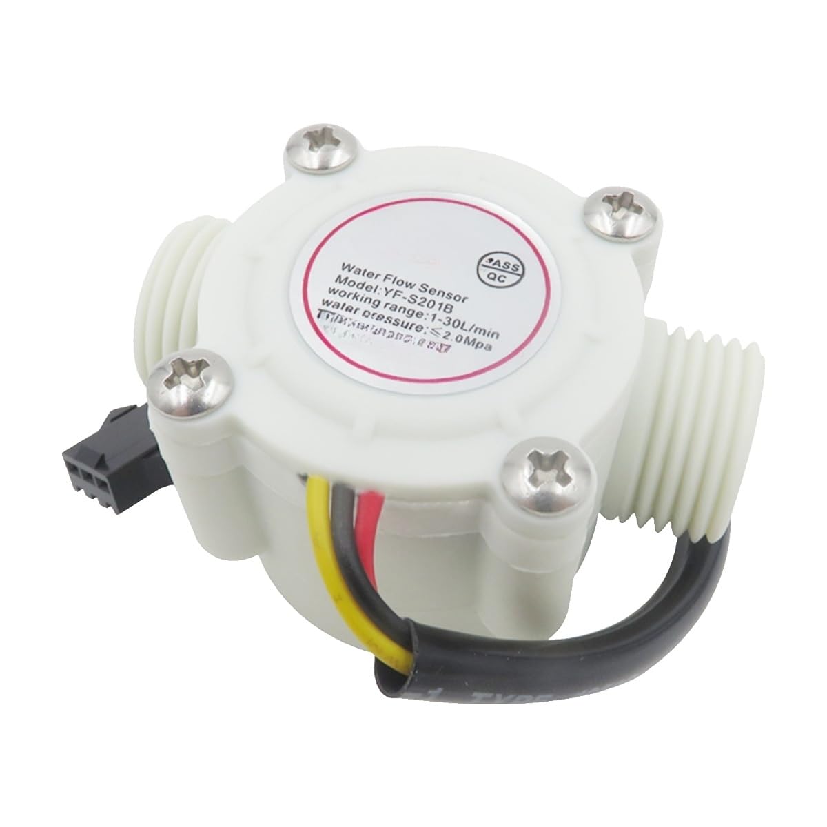 Sensor de flujo de agua G1/2 S201B con medición precisa de pulso 2