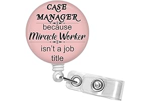 Case Manager Gifts: Miracle Worker Retractable Badge Holder