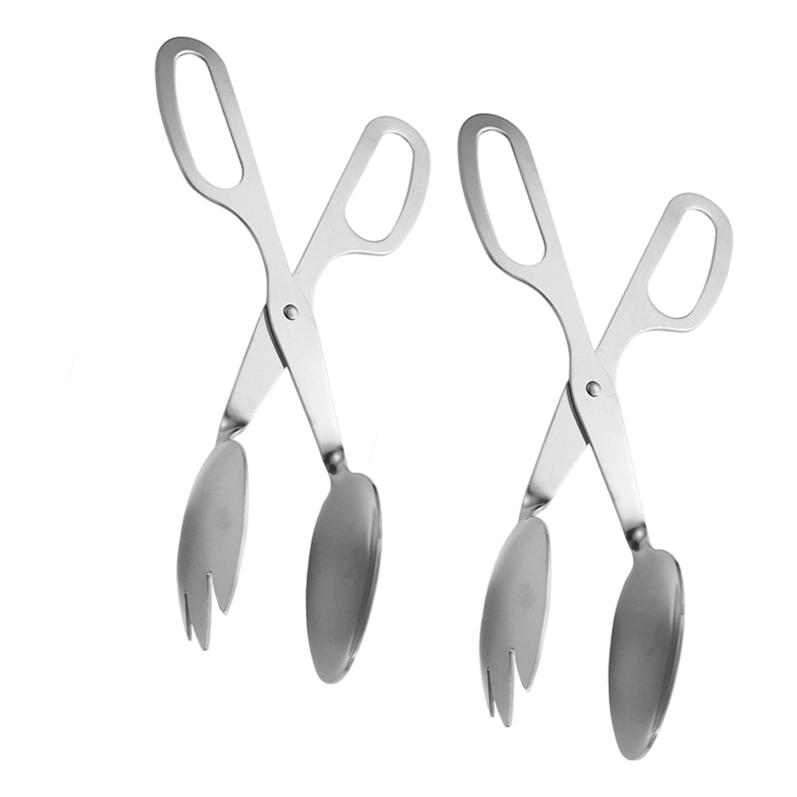 jiingekk Duty Stainless Steel Tongs Multipurpose for Baking Barbecue Buffet Service Outdoor Tongs