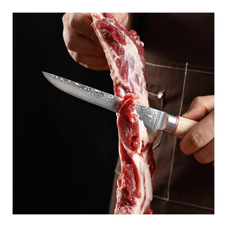 Kitchen-Knife-Sets-7-PCS-Kitchen-Knives-Sets-67-Layer-VG10-Damascus-Steel-Pakkawood-Handle-Paring-Boning-Nakiri-Santoku-Chef-Knife-MAYiT2855 Kitchen Knife Sets, 7 PCS Kitchen Knives Sets 67 Layer VG10 Damascus Steel Pakkawood Handle Paring Boning Nakiri Santoku Chef Knife, MAYiT2855