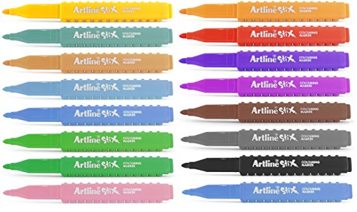 Artline ETX Stix Connecting Colouring Pens - Pack 16
