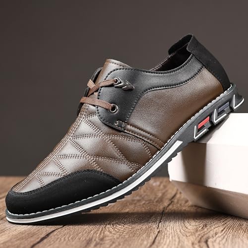 Image of COSIDRAM Mens Casual Shoes Fashion Sneakers Dress Shoes for Men Walking Shoes Business Office Comfort Loafers