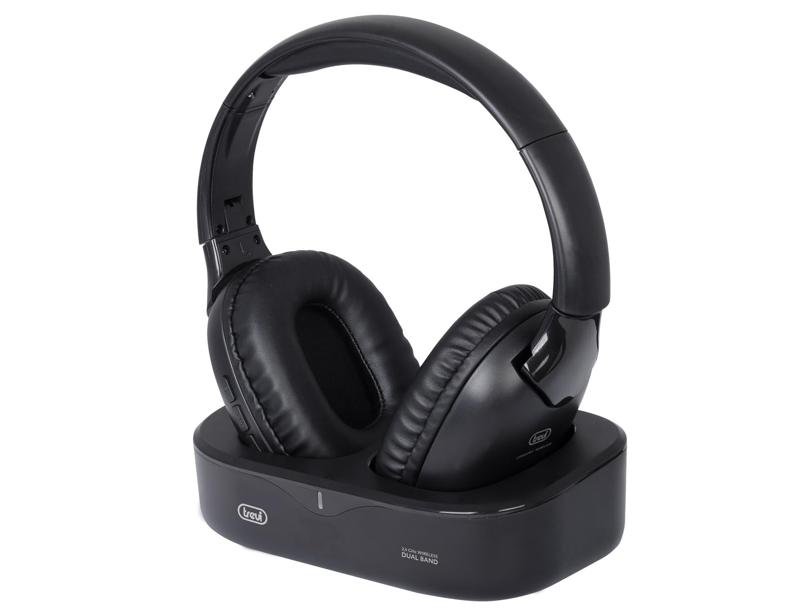 auricolari wireless trevi frs 1490 rw con base di carica