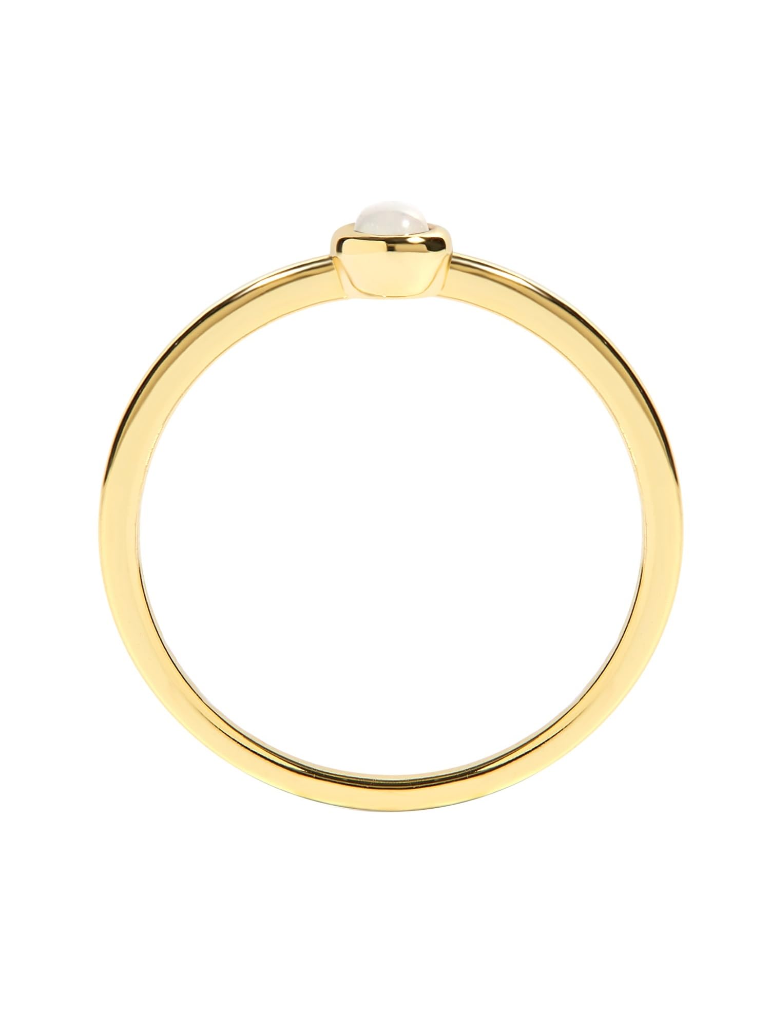 GLANZSTÜCKE MÜNCHEN Damen Ring 925/- Sterling Silber gelbgold