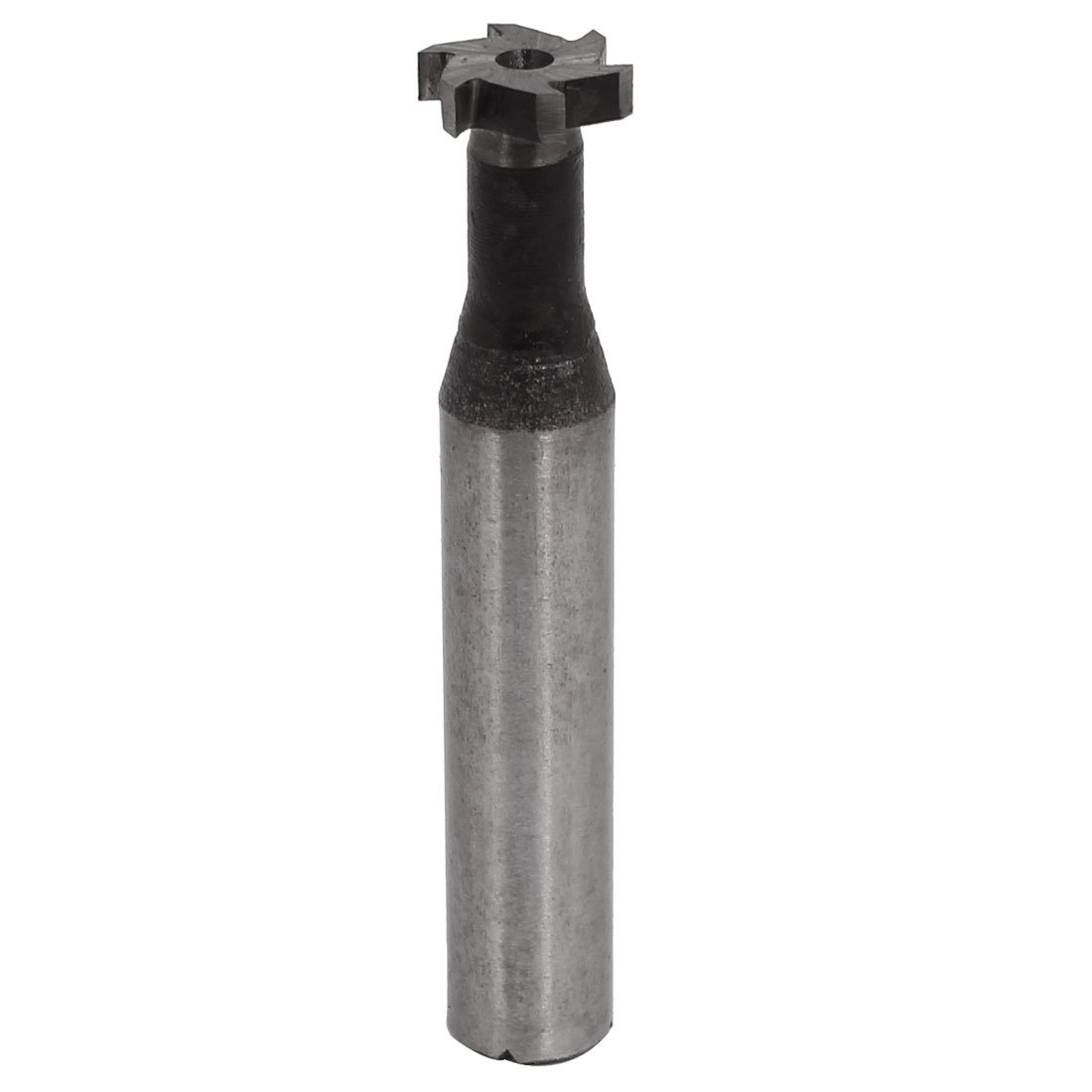 Sourcing Map Silver Sourcingmap 12Mm Cutting Dia 3Mm Cutting Depth 6 Flutes Straight Shank T Slot Milling Cutter