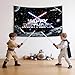 Space Happy Birthday Banner Backdrop, Outer Space Birthday Party Background, Space Battleship Wars Themed Birthday Decorations
