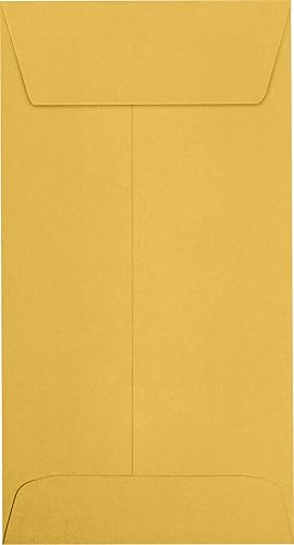 LUXPaper #7 Sobres para monedas | 3 1/2 pulgadas x 6 1/2 pulgadas | Kraft marrón | Texto de 24 libras | 1,000 cantidad