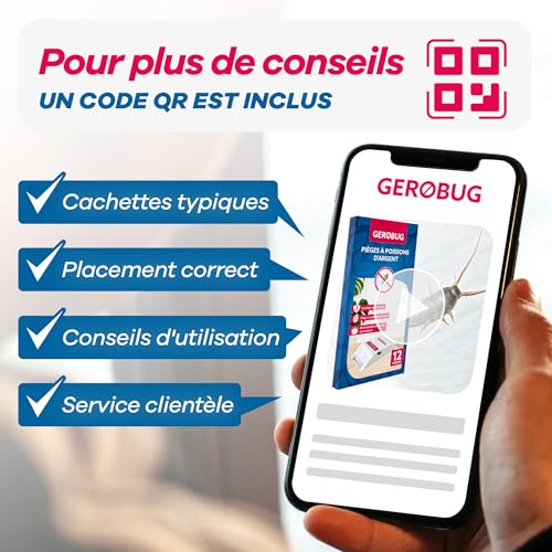 Gerobug Piège à Poissons d'argent 12 pièces - Piège à Colle avec appât Non Toxique pour contrôler l'infestation dans Toutes Les pièces de la Maison – vue 5