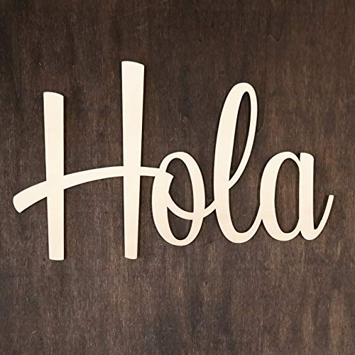 KORA projects Texto de Madera - Hola Cover