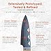 nCamp Food Prep Folding Knife - Premium Chef Knife, Classic Western Utility, Outdoor Cooking Knife with 9CR18MOV Steel Blade, wood handle for a comfortable secure grip