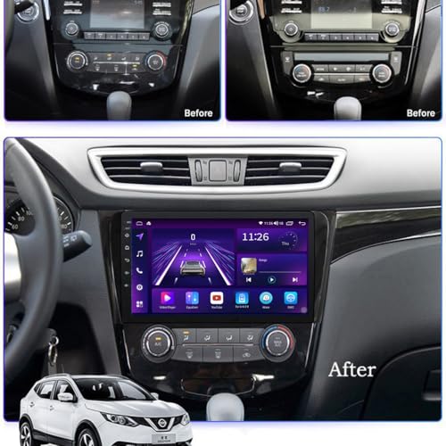 Radio 2 DIN Android 15.0: Olvida los mapas obsoletos en tu X-Trail 2