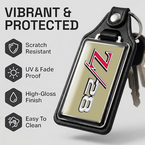 Image of Brotherhood Car Key Chain for Camaro - Classic Models Keychain for Men and Women Gift Key Ring - -