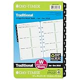 Day-Timer Weekly Planner Refill 2016, Two Page Per Week, Page size 5.5 x 8.5-Inches (910101601)