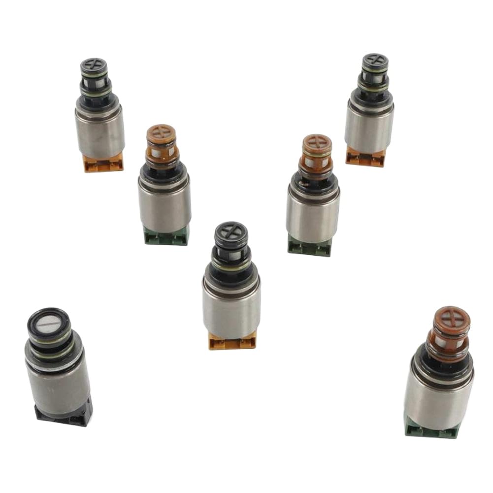7-Piece Transmission Solenoid Kit Compatible with Select X3 X5, A6 A8, and Q7 Models with 6HP19 6HP26 6HP32 Transmissions