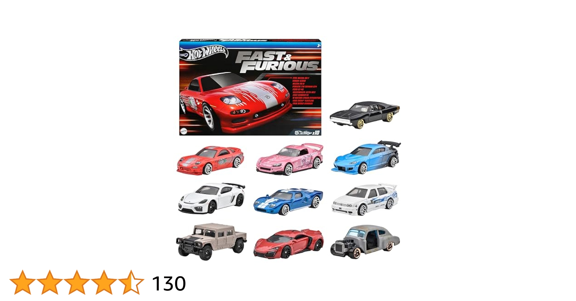 ホットウィール　ワイルドスピード　10台セット Amazon | ホットウィール(Hot Wheels) ワイルド・スピード