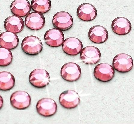 STRASS TERMOADESIVI HOT FIX 100pz SS20 5mm ROSA
