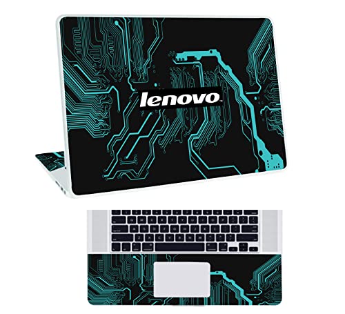 Inkykart Pattern L5 Top+Wrist Pad Vinyl Laptop Skin/Sticker/Cover for 15 to 15.6 Inches Laptops Laminated-Removable-HD Quality Compatible for Lenovo.(15x10 Inches)