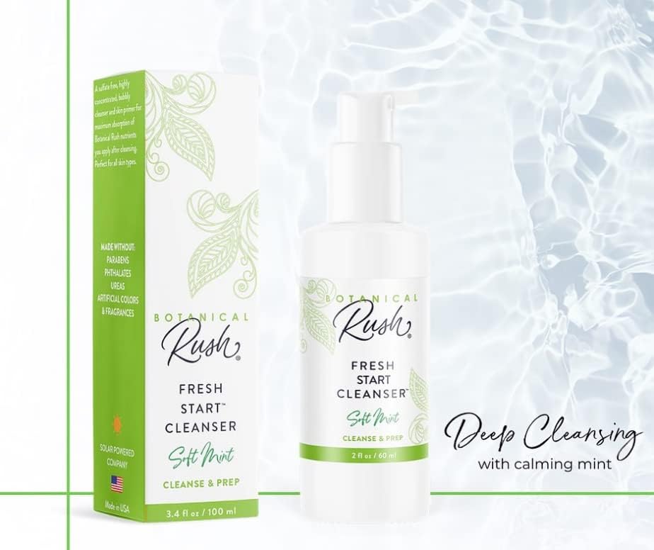 Miniatura 9 de Fresh Start Limpiador concentrado, limpiador diario, elimina todo el maquillaje, ideal para afeitar, para todo tipo de piel, imprimación para la