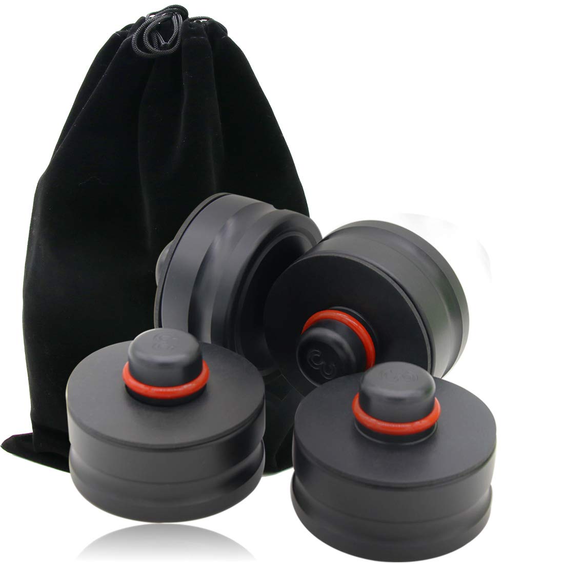 2 Types Floor Jack Pad Adapter for Jack Stand 2-4 ton Universal Rubber Floor Slotted Frame Rail Pinch Welds Protector, 6 Pack