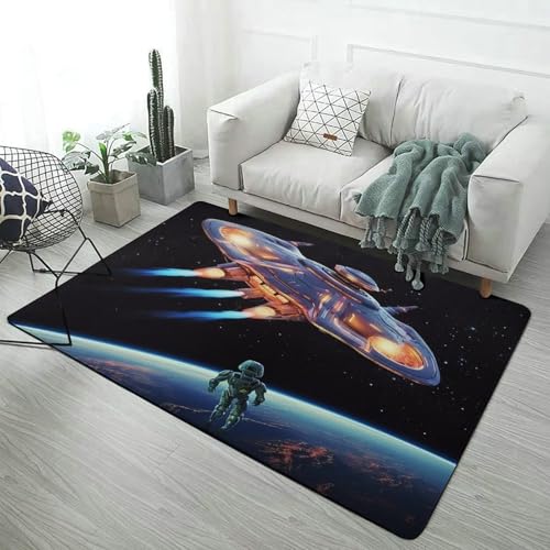 Tapis de sol pour chambre à coucher et terrasse à motif spatial - 3
