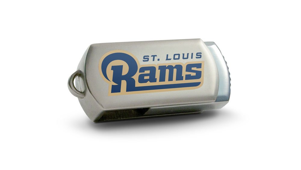 Centon St. Louis Rams Edition NFL DataStick Twist 16 GB USB 2.0 Flash Drive DSTF16GB-STL