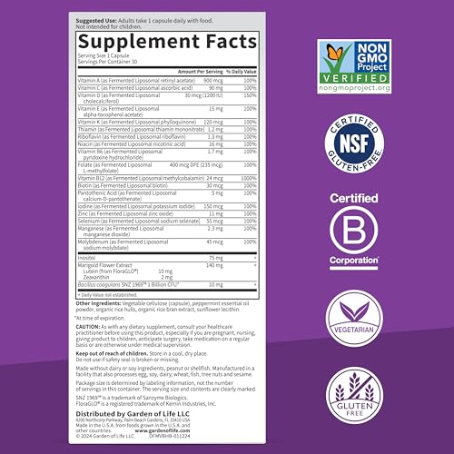 Garden of Life Dr. Formulated Multi+ Brain Health for Memory & Focus, 30ct - image 5