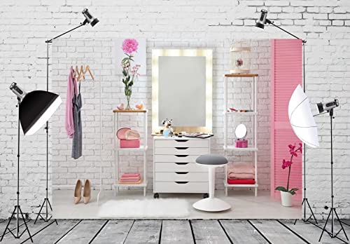 Fondo Fotográfico Tela Rosa BELECO 7x5ft para Maquillaje miniatura 3