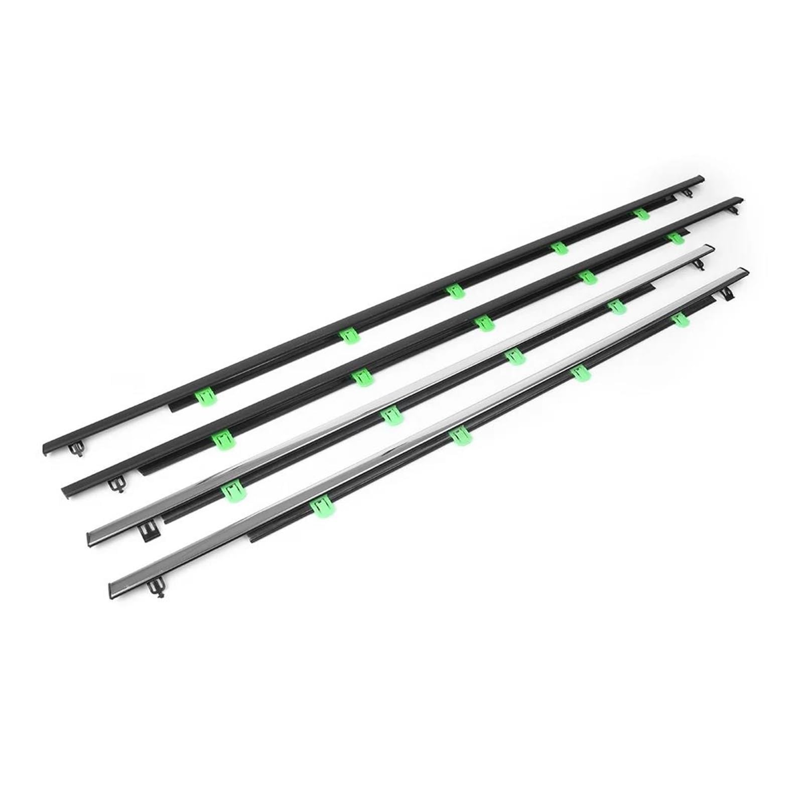 Spgsgmgtxt One Color For Crv 2007-2011 Window Weatherstrip Seal Set 4Pcs Beltline Molding