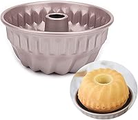 Vista 1 de robebeee Molde Kugelhoft hueco de acero al carbono redondo de 4 pulgadas con forma rectangular redonda de 4 pulgadas, molde para tartas, utensilios