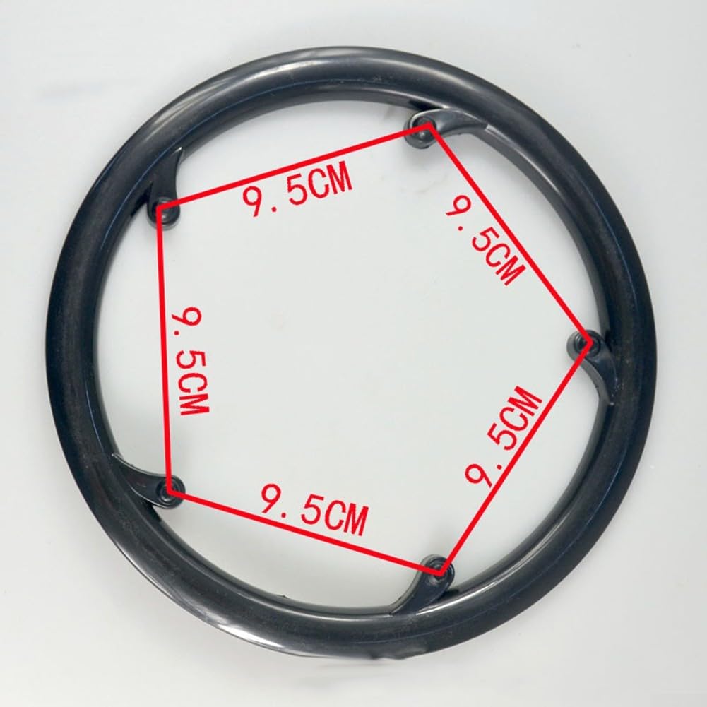 Bicycle Chain Guard Protective Cover 48T Crankset Sprocket Shield Compatible with 4/5 Hole Mountain Bike Folding Bike Chain Protector(48T)