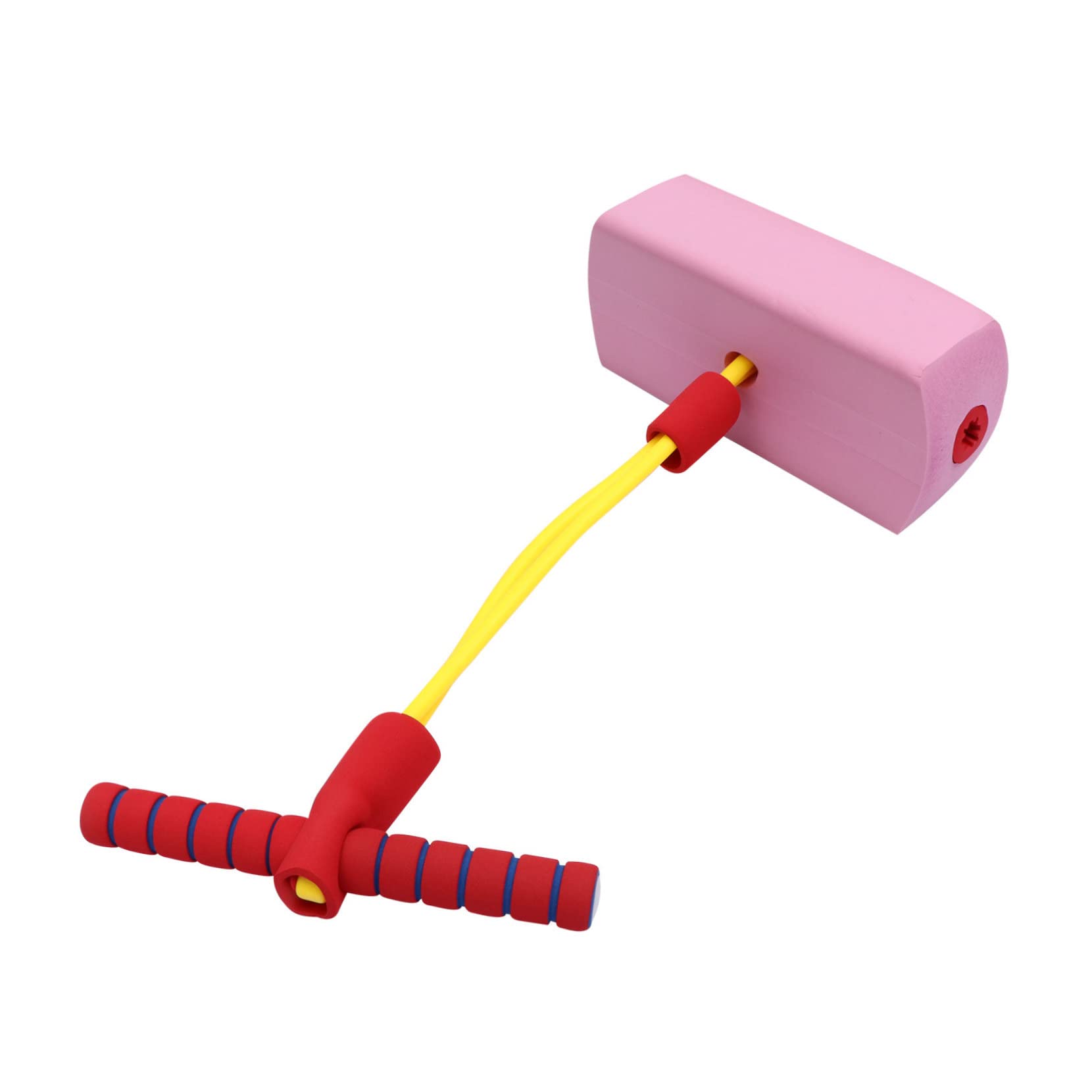 Kisangel Boys and Girls Jumper Toy Fun Bungee Jumper for Outdoor Play Safe Bouncing Stick Non-slip Surface Enhance Coordination