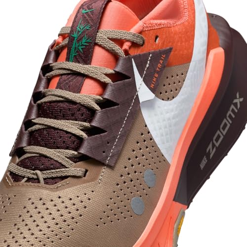 Nike Nike Zegama 2 Men's Trail Running Shoes (HQ3768-200, Khaki/Hyper Crimson/Burgundy Crush/White) Size 12