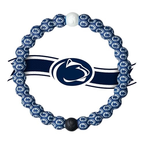 Lokai Collegiate Silicone Beaded Bracelet for Women & Men, Penn State University - Small, 6 Inch Circumference - Silicone Jewelry Fashion Bracelet Slides-On for Comfortable Fit