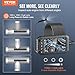 VEVOR Endoscope Camera with Light, Triple Lens Industrial Borescope, 5