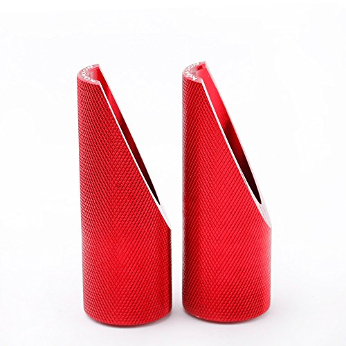 Sangmei 2 unidades de suporte de pé de alumínio compatível com Honda Ruckus Zoomer CV#