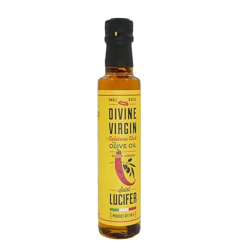 Saint Lucifer Divine Virgin - Aceite de chile calabriano 85 oz-85fl ozsin gluten sin azĂşcar prensado en frĂo aceite de oliva extra virgen Saint Lucifer Divine Virgin - Aceite de chile calabriano 85 oz-85fl ozsin gluten sin azĂşcar prensado en frĂo aceite de oliva extra virgen