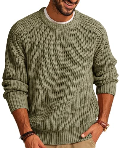 PJ PAUL JONES Mens Knit Textured Sweater Vintage...