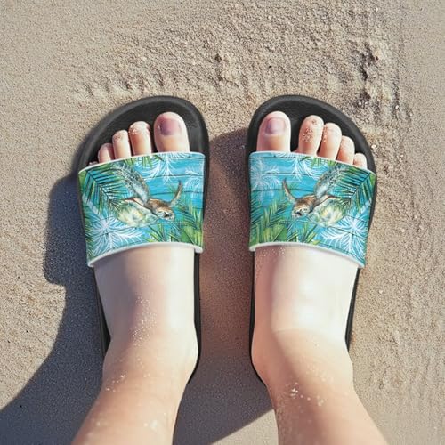 Forchrinse Animal Print Sandals for Girls Boys Summer Beach Slippers Lightweight Non Slip Pool Shower Water Shoes3