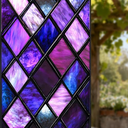 Vinilo decorativo para ventana Nuxovilar Gothic Purple 17.5×39.3 in miniatura 1