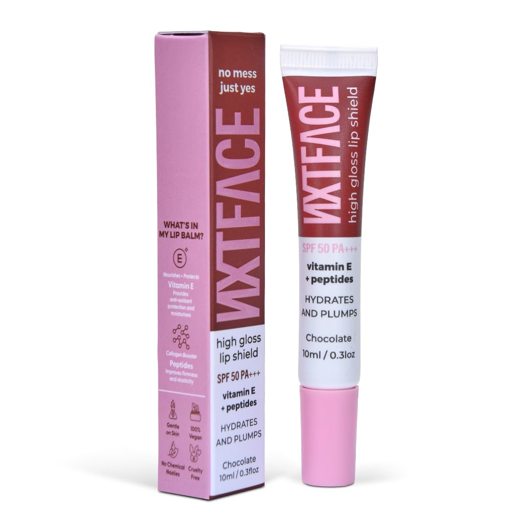 High Gloss Lip Shield Gelicious, SPF 50 PA++++, Moisturizing Lip Balm, Thick Texture, Glossy Finish, All Skin Types, Chocolate, Vegan, 10ml-image-47