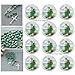 St Jude Scented Rosaries 12 PCS Baptism Pavors Memorial Church Event First Communion Funeral Recuerdos para Bautizo, Green
