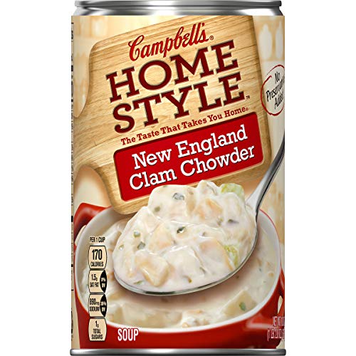 Campbell's Homestyle New England Clam Chowder, 18.8 oz. (Pack of 12) Campbell's Homestyle New England Clam Chowder, 18.8 oz. (Pack of 12)