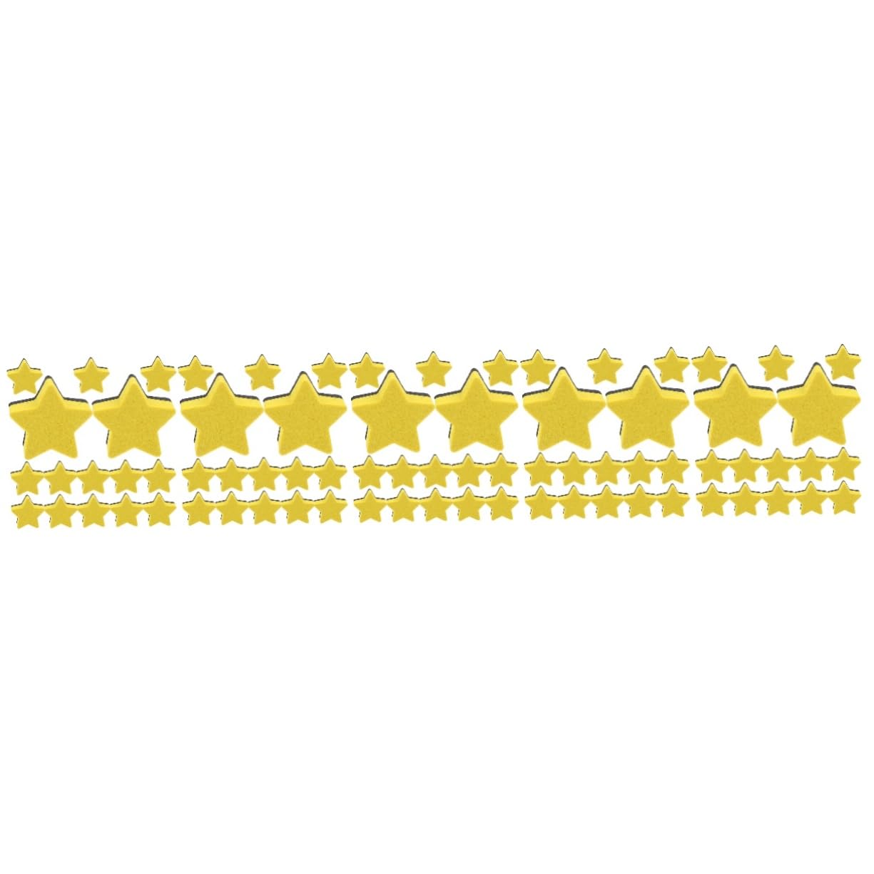 OSALADI 5 Ensembles Gomme Pentagramme Eraser De Tableau Blanc Magnétique Gommes Magnétiques Planche À Essuyer Petite Gomme Sèche Eraseurs De Tableau Blanc Feutrine Jaune 15 Pièces * 5