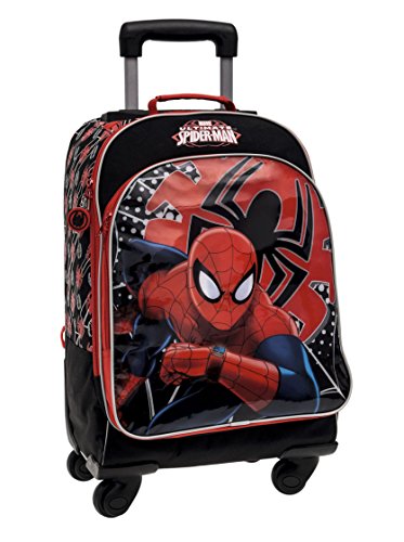 North Star Zaino Trolley Spiderman Nero