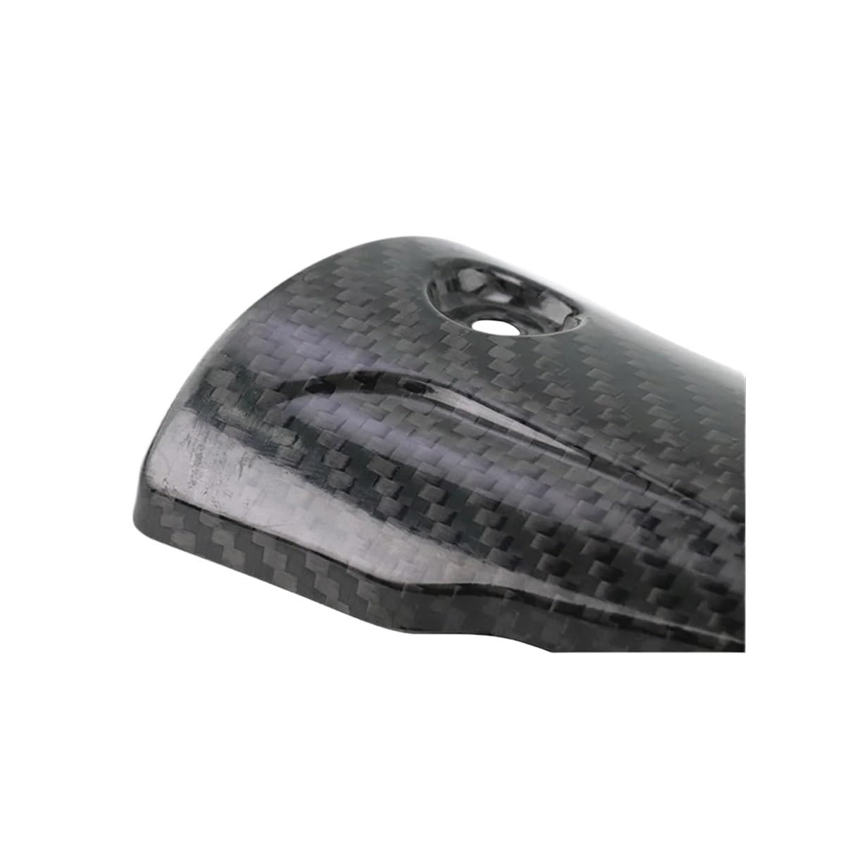 Cubierta Calor Silenciador Cubierta de Tubo Escape Motocicleta, Tapa antiescaldaduras con patrón Carbono, Carcasa Resistente al Calor, Cubierta térmica para G310R