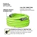 Flexzilla Garden Hose Kit with Quick Connect Attachments, 1/2 in. x 50 ft., Heavy Duty, Lightweight, ZillaGreen + Flexzilla Garden Hose 5/8 in. x 50 ft, Heavy Duty, Lightweight, Drinking Water Safe, ZillaGreen